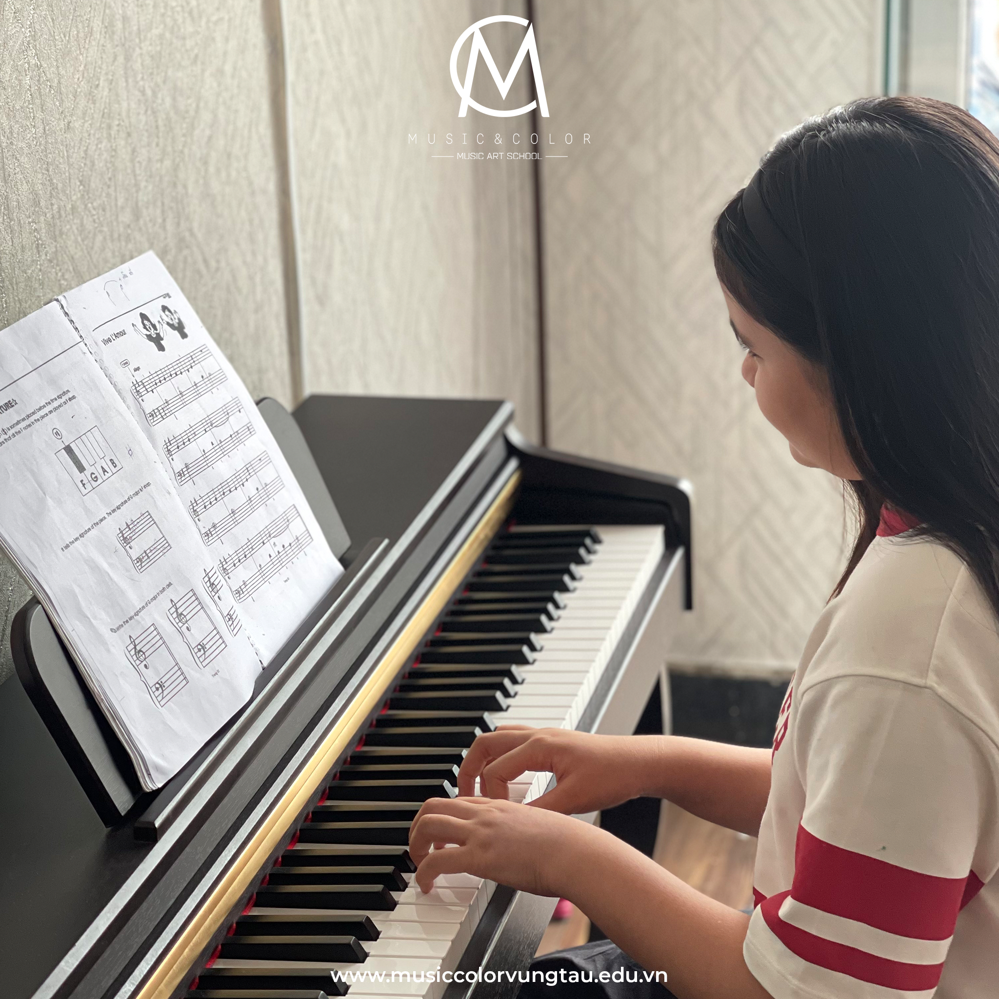 Học viên nhí của Music & Color - Vũng Tàu.