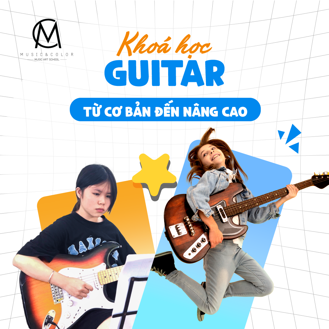 Khoá học Guitar tại Music & Color Vũng Tàu