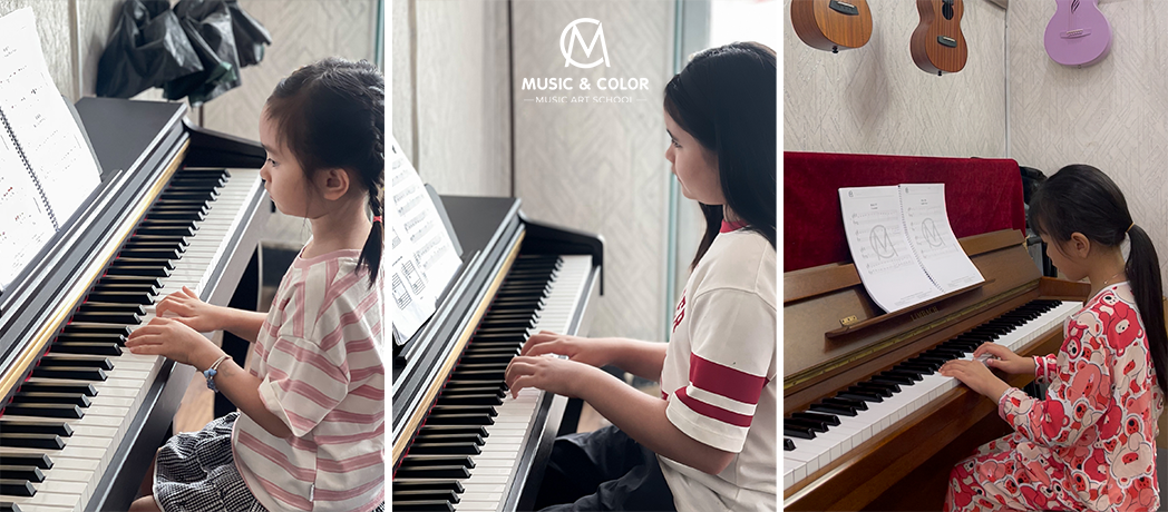 Những buổi luyện tập chăm chỉ của học viên nhà Music & Color